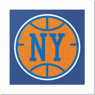 New York Vintage Basketball Posters and Art